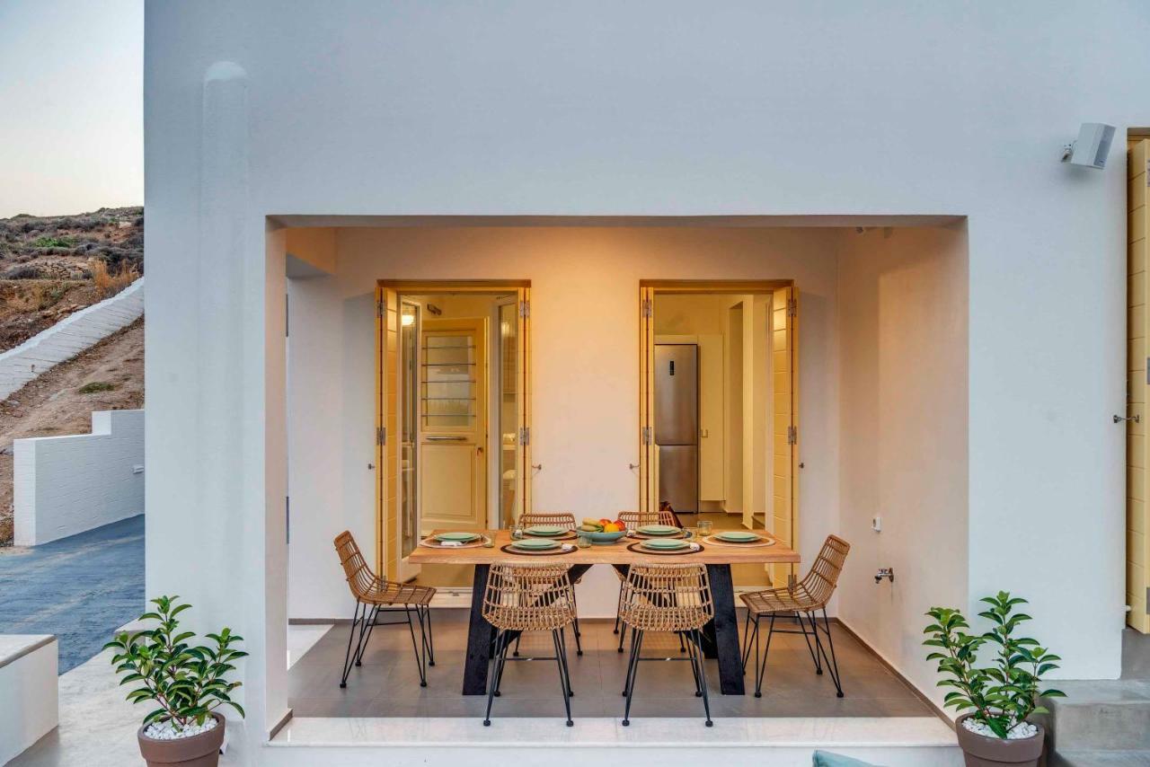 Villa Alba In Syros With Private Jacuzzi Azolimnos Exterior foto